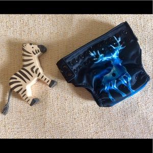 New without tags Diaper cover, blue Deer